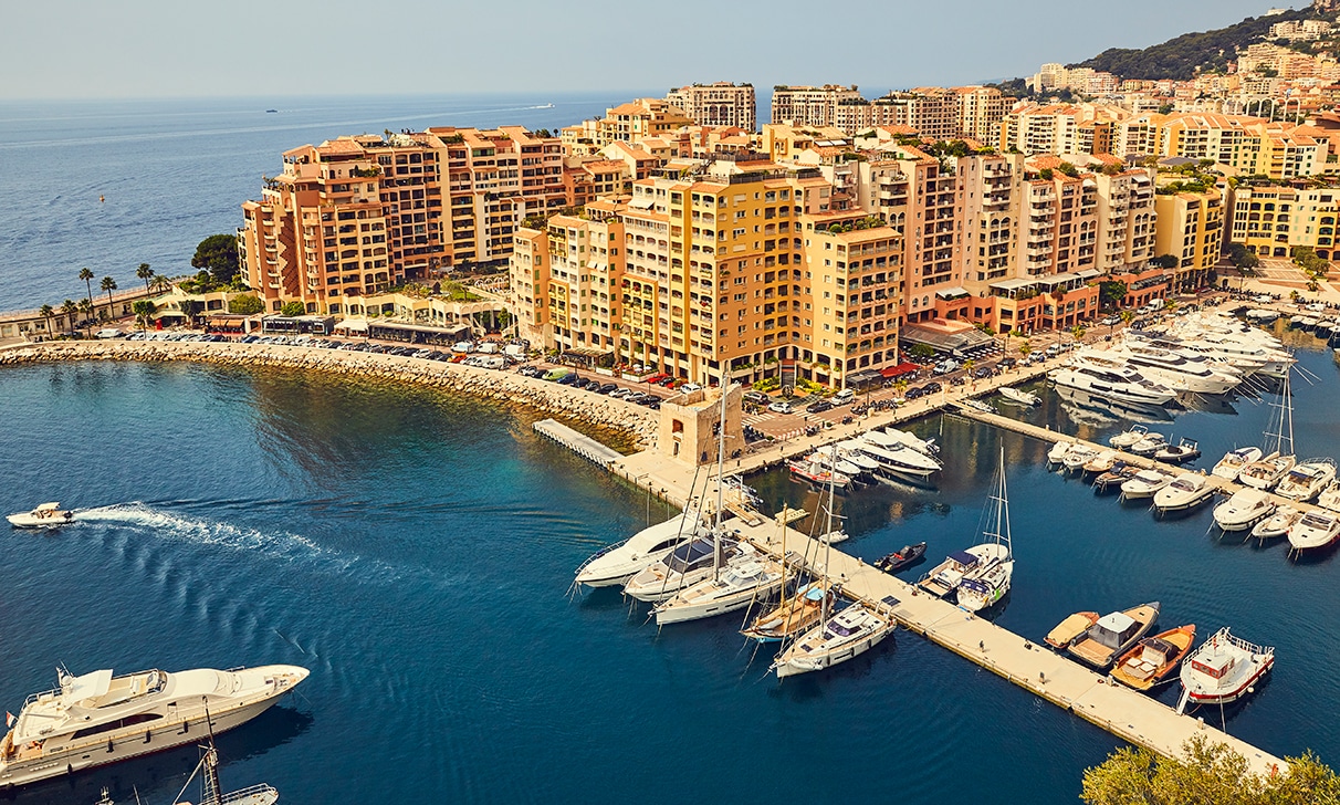 FONTVIEILLE port in Monaco